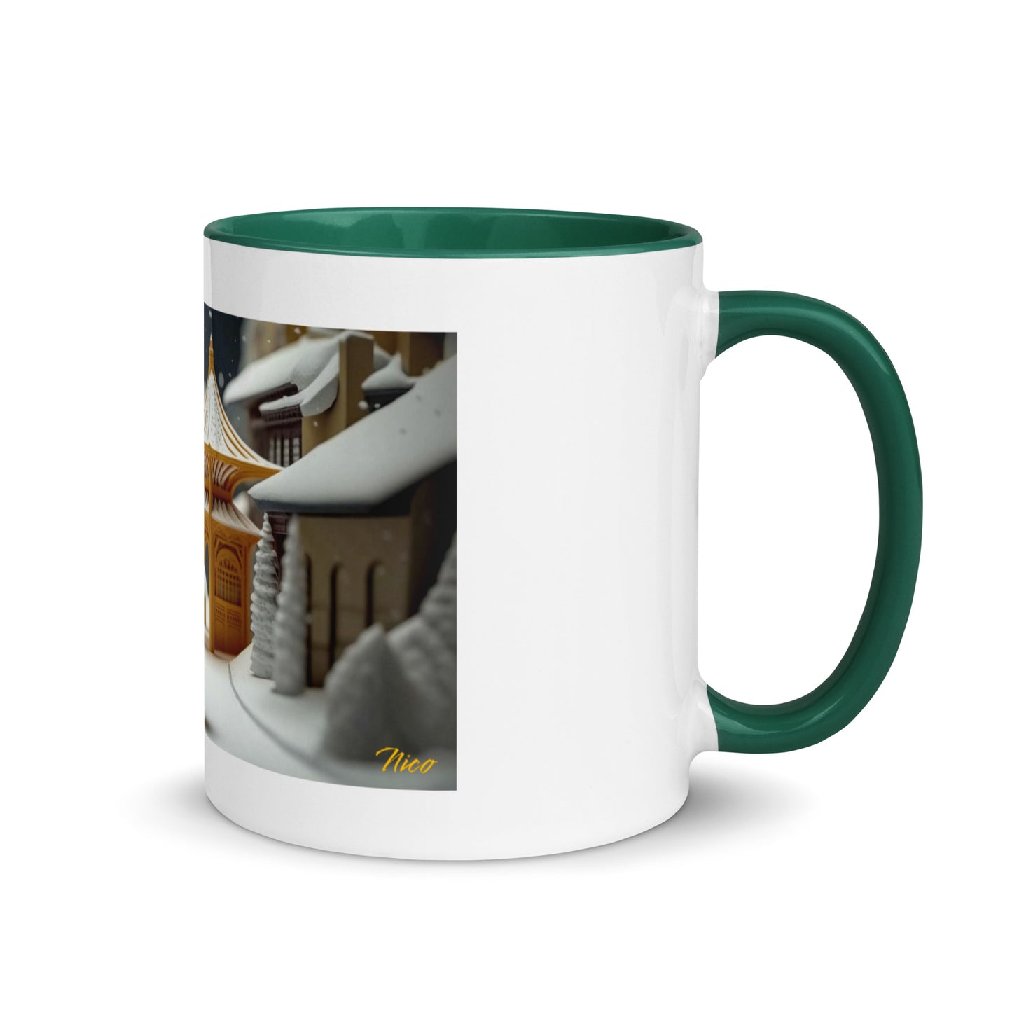 Asian Snow Series Print #5 - Mug with Color Inside