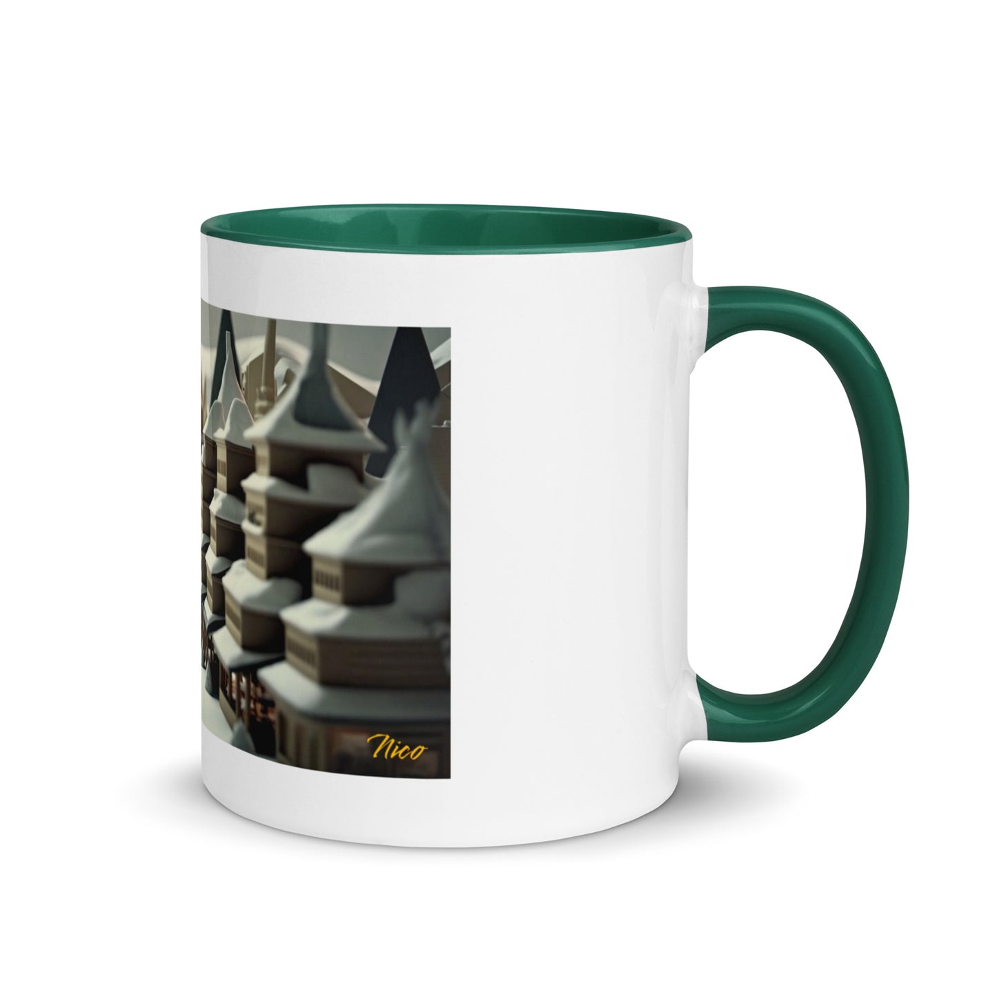 Asian Snow Series Print #1 - Mug with Color Inside