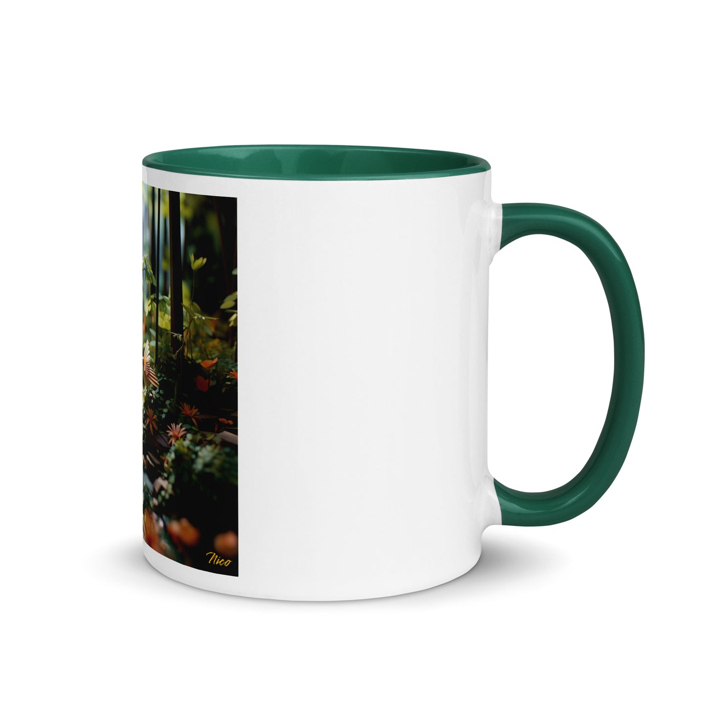 Relaxing By The Brook Series Print #6 - Mug with Color Inside