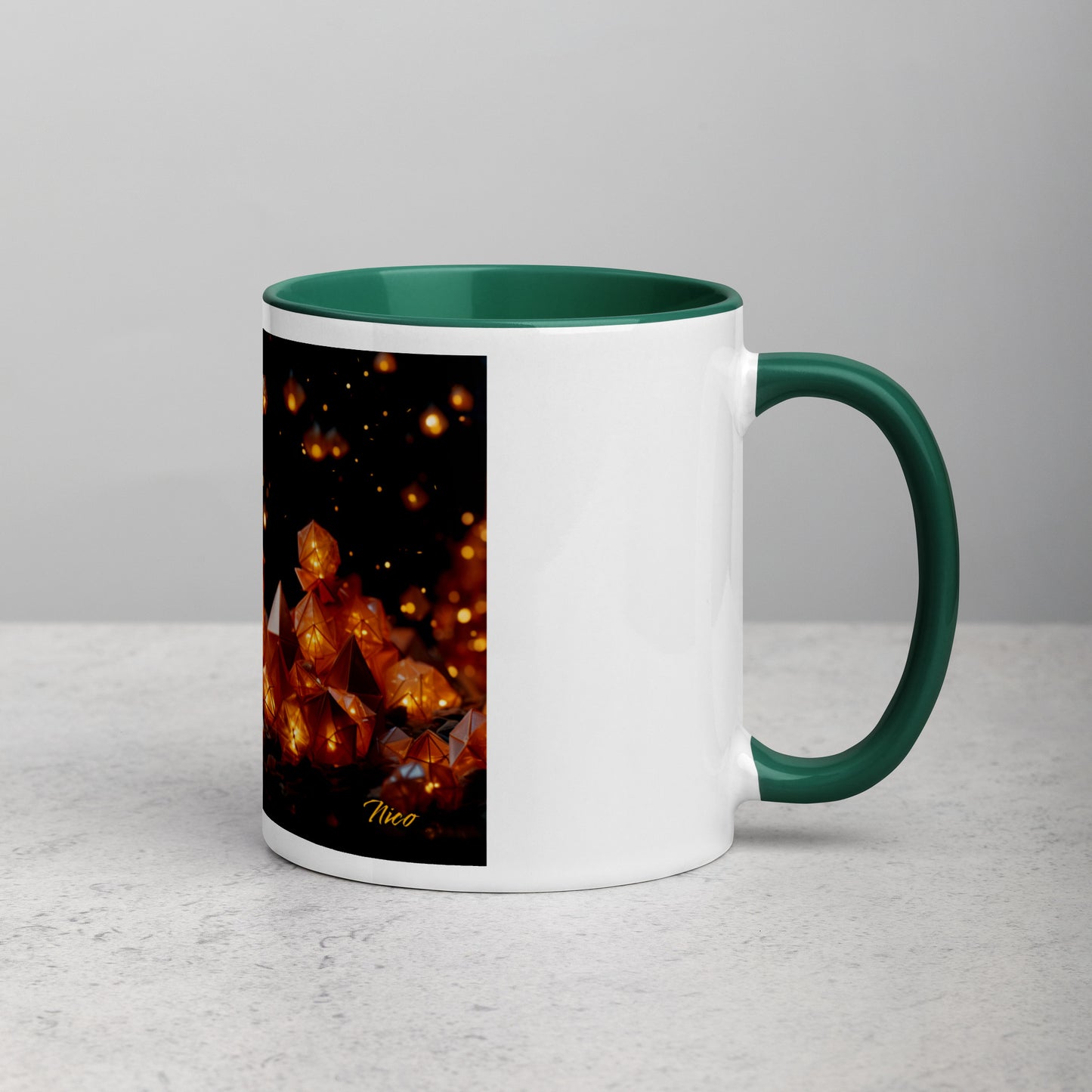 Ascending Buddha Series Print #10 - Mug with Color Inside