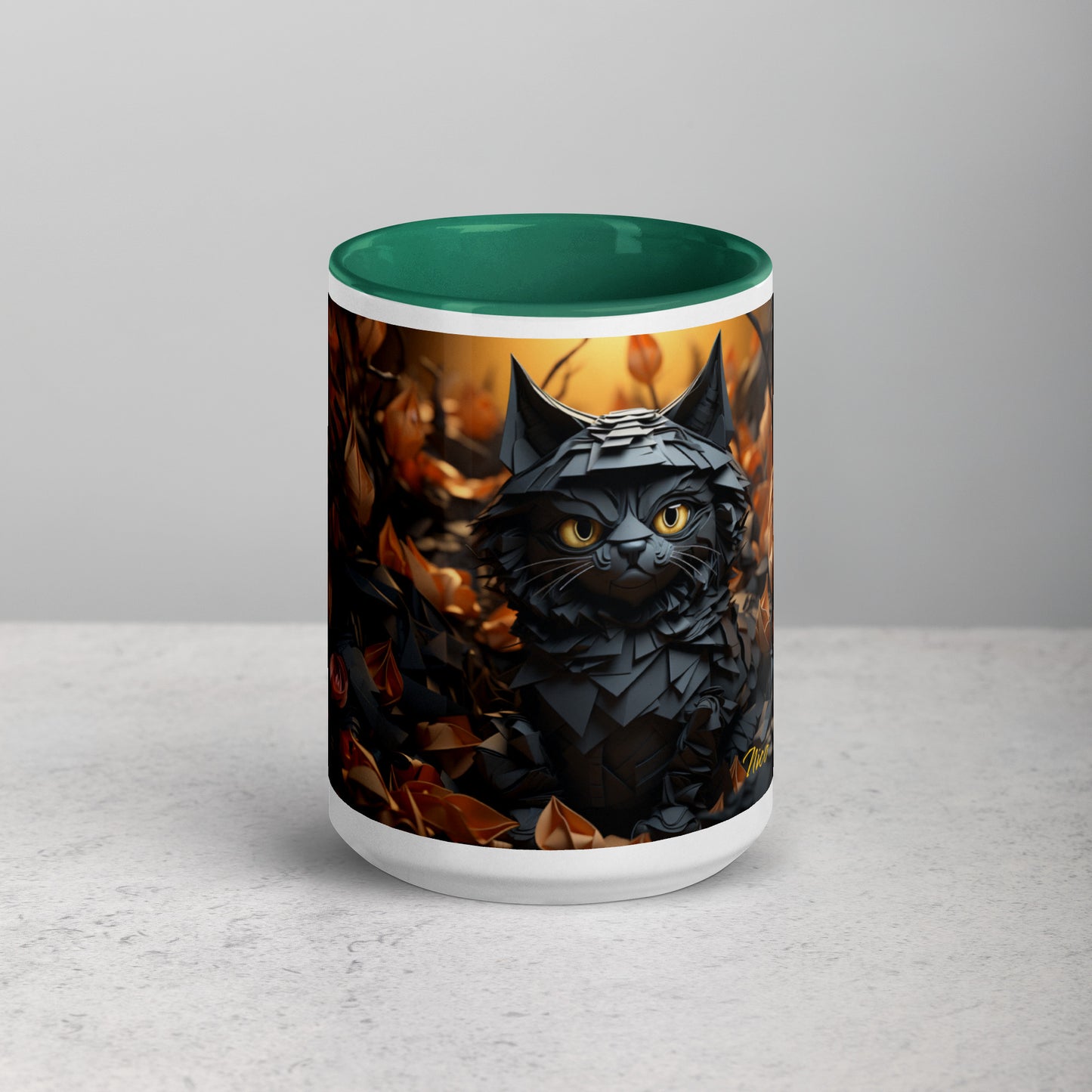 Halloween 2024 Series Print #2 "The Kitty of Evil!"- Mug with Color Inside