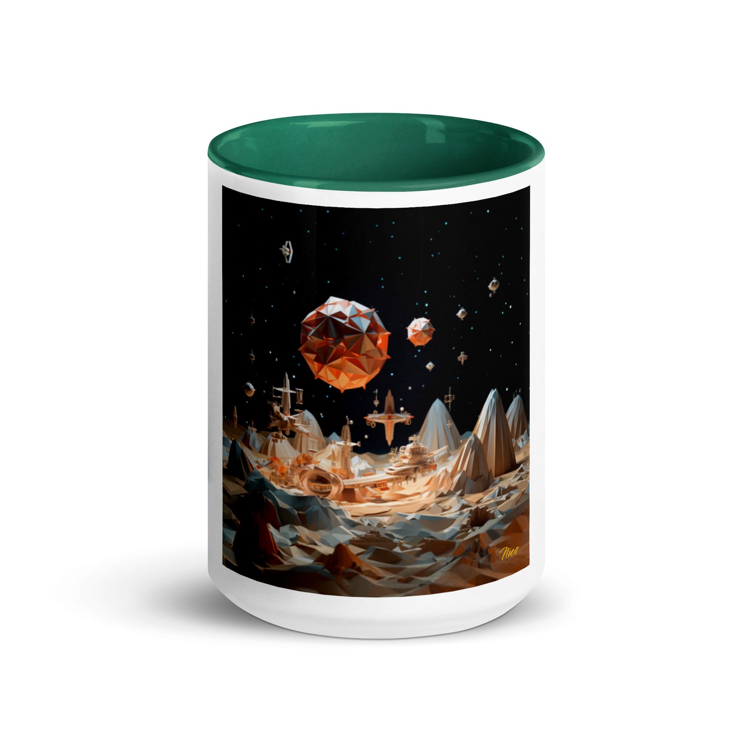 Elons' Dream Series Print #7 Mug with Color Inside