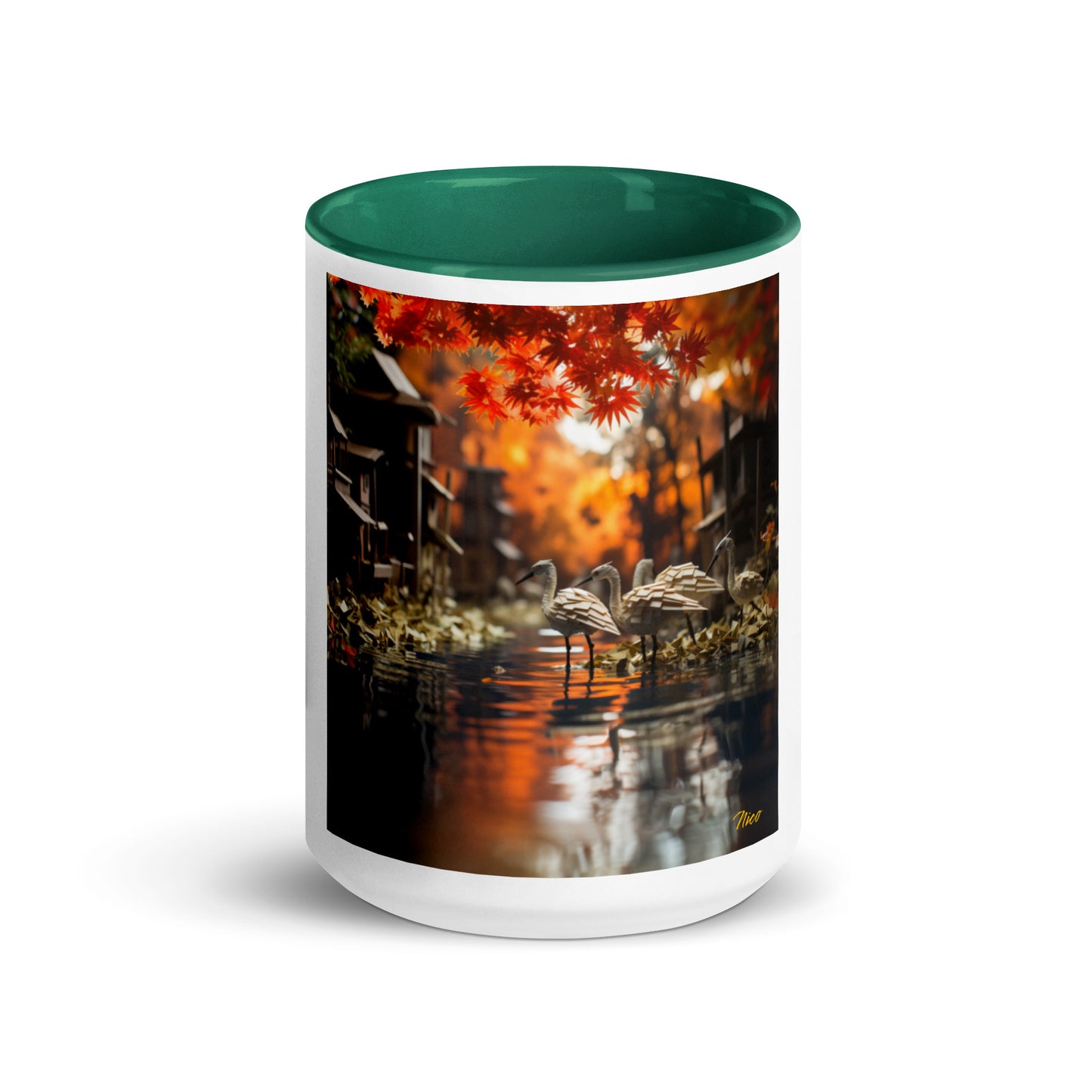 Born On A Bayou Print #8 Mug with Color Inside