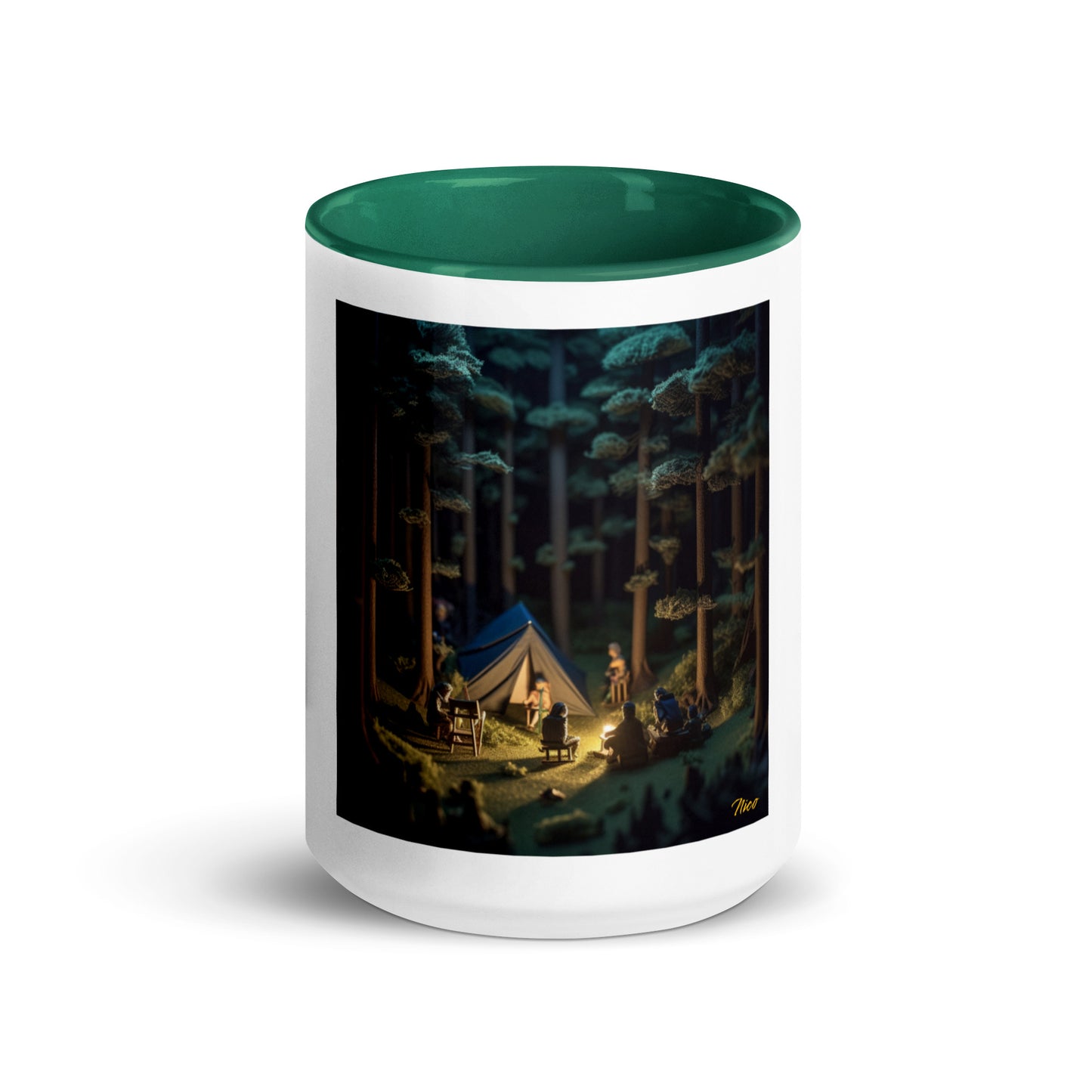 Under The Starry Skies Series Print #6 Mug with Color Inside