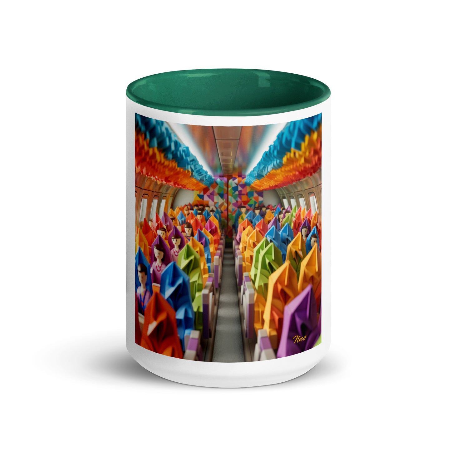 Frequent Flyer Miles Series Print #8 Mug with Color Inside