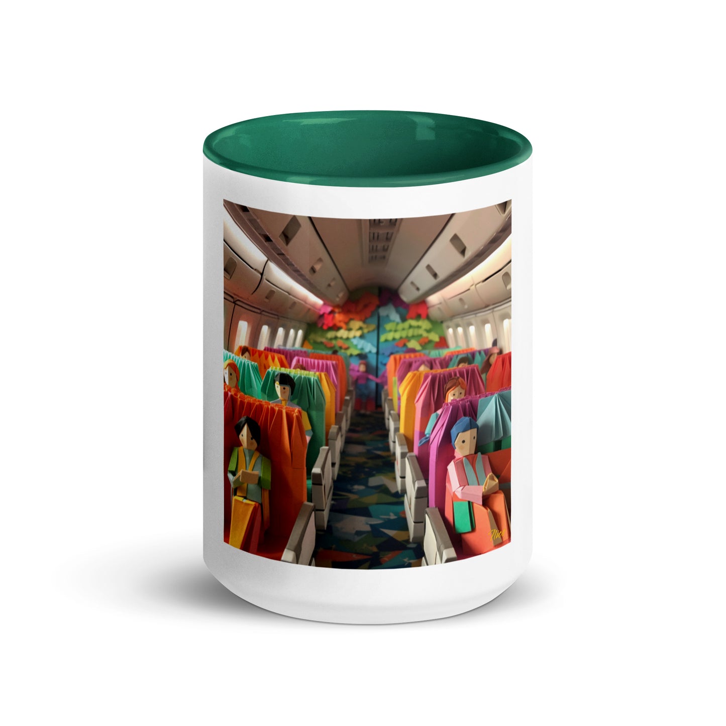 Frequent Flyer Miles Series Print #2 Mug with Color Inside