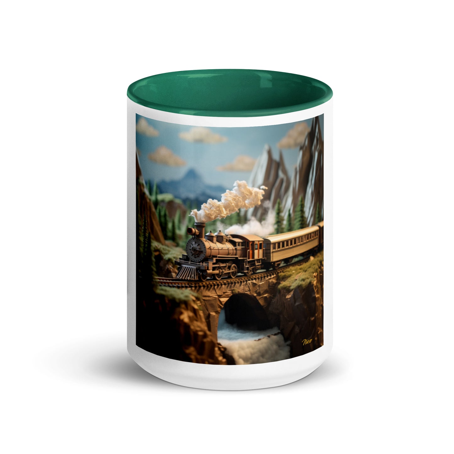 Orient Express Series Print #5 - Mug with Color Inside