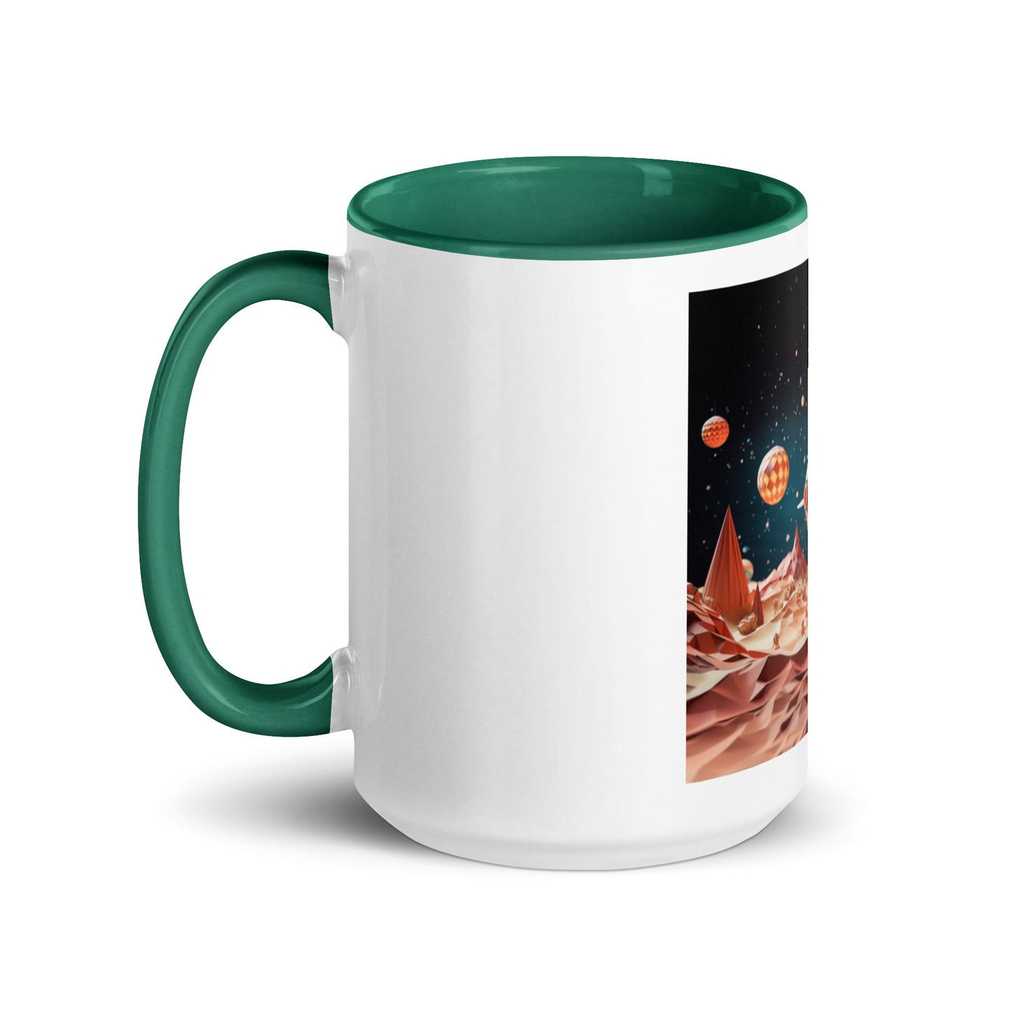 Elons' Dream Series Print #5 Mug with Color Inside