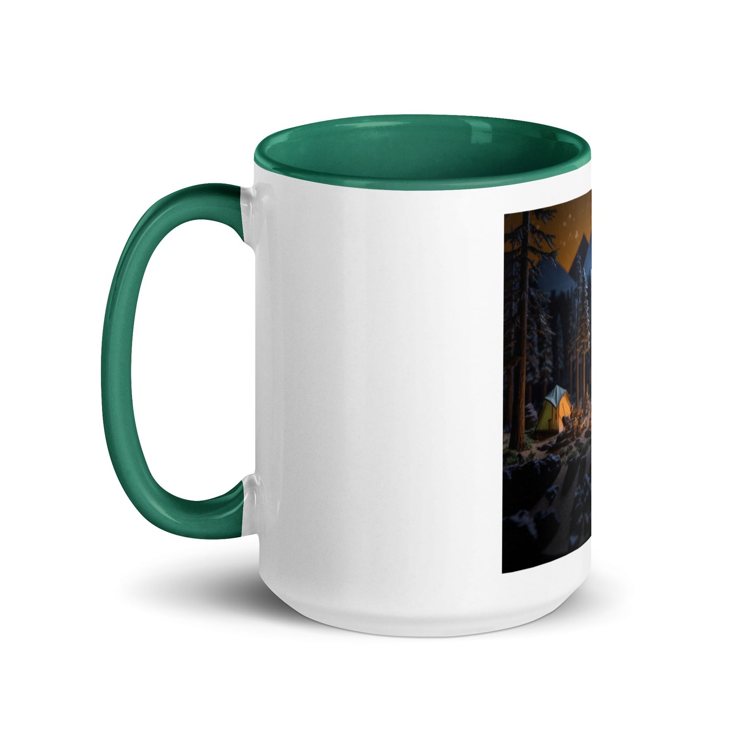 Under The Starry Skies Series Print #1 Mug with Color Inside