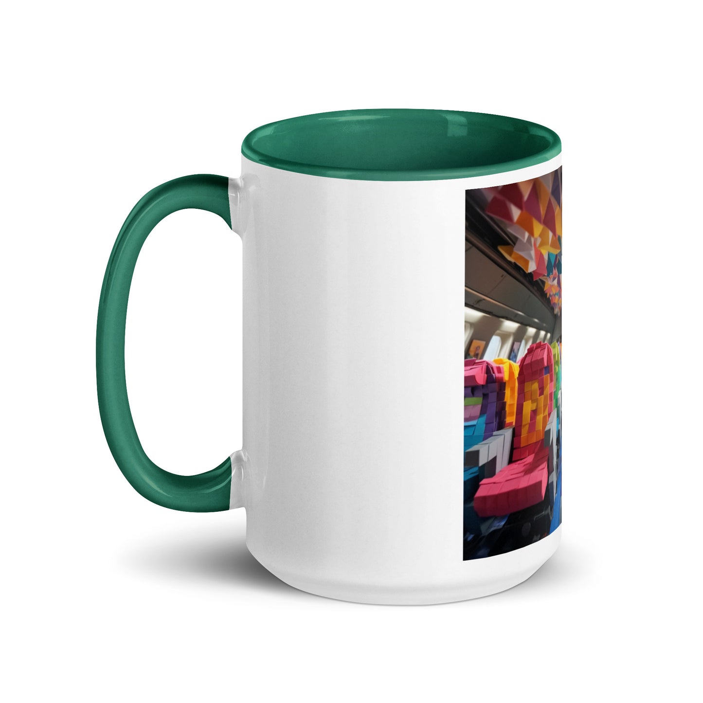 Frequent Flyer Miles Series Print #4 Mug with Color Inside