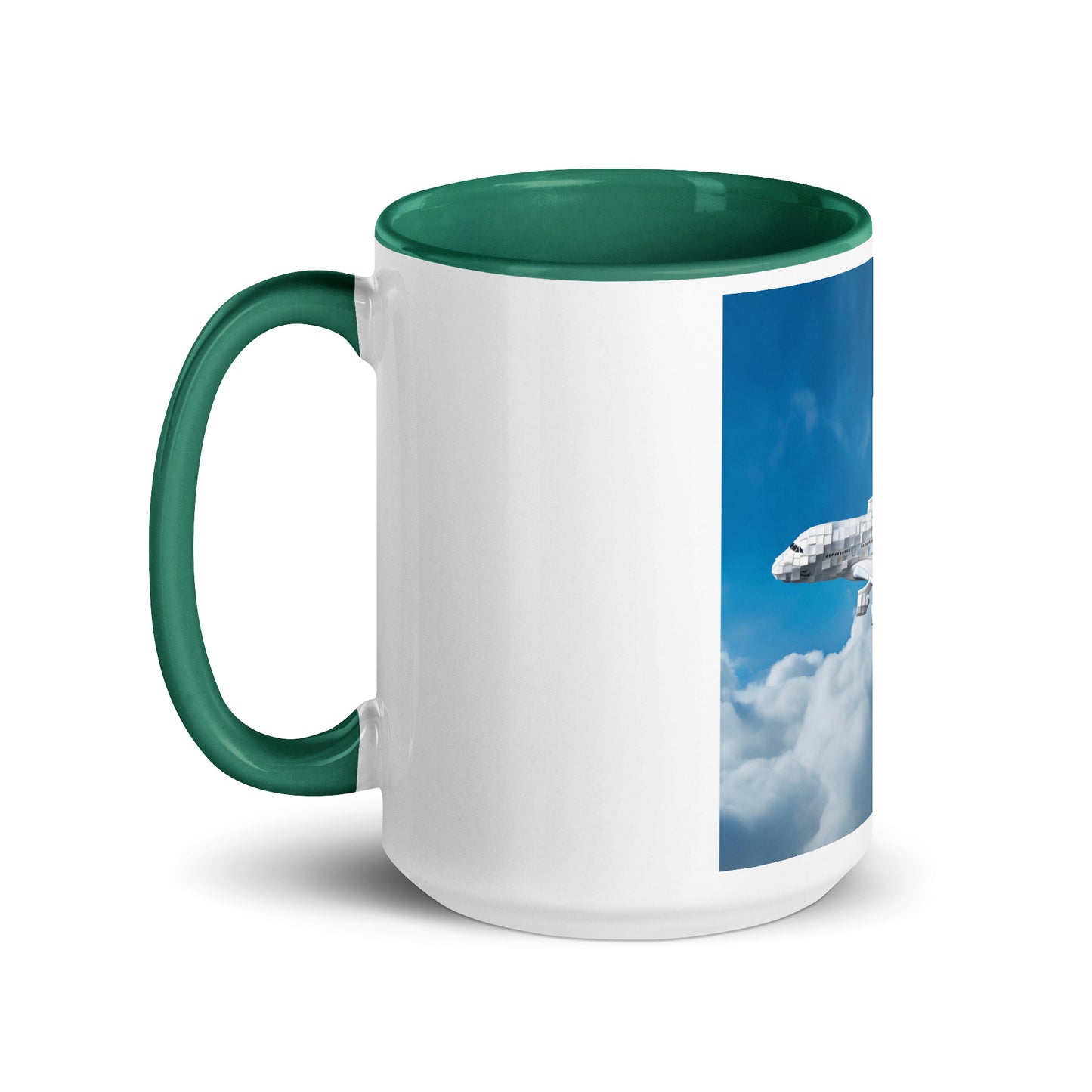 Frequent Flyer Miles Series Print #5 Mug with Color Inside