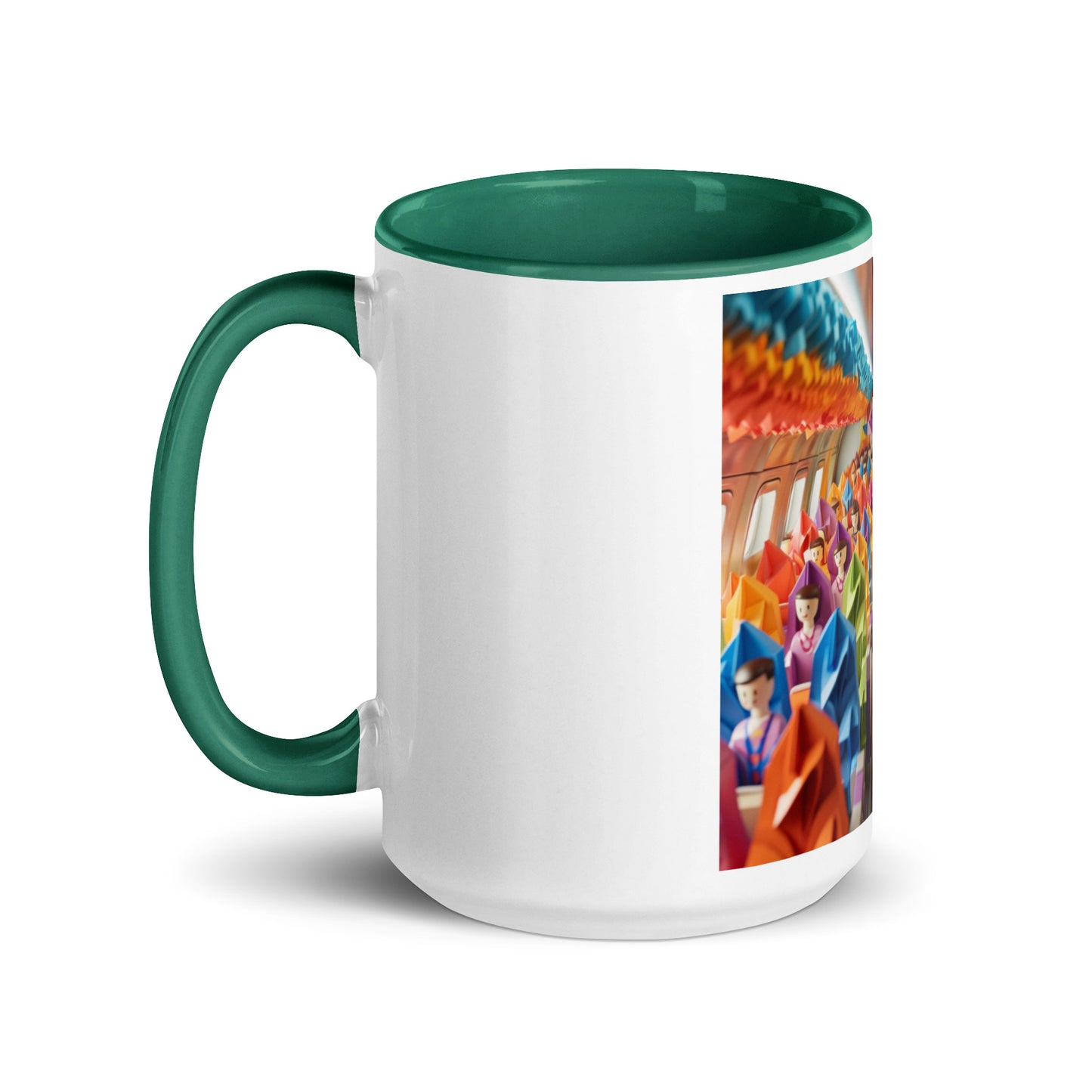 Frequent Flyer Miles Series Print #8 Mug with Color Inside