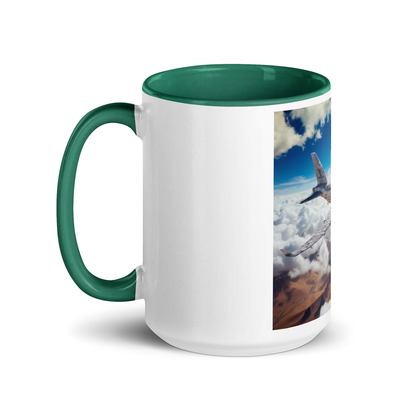 Frequent Flyer Miles Series Print #9 Mug with Color Inside