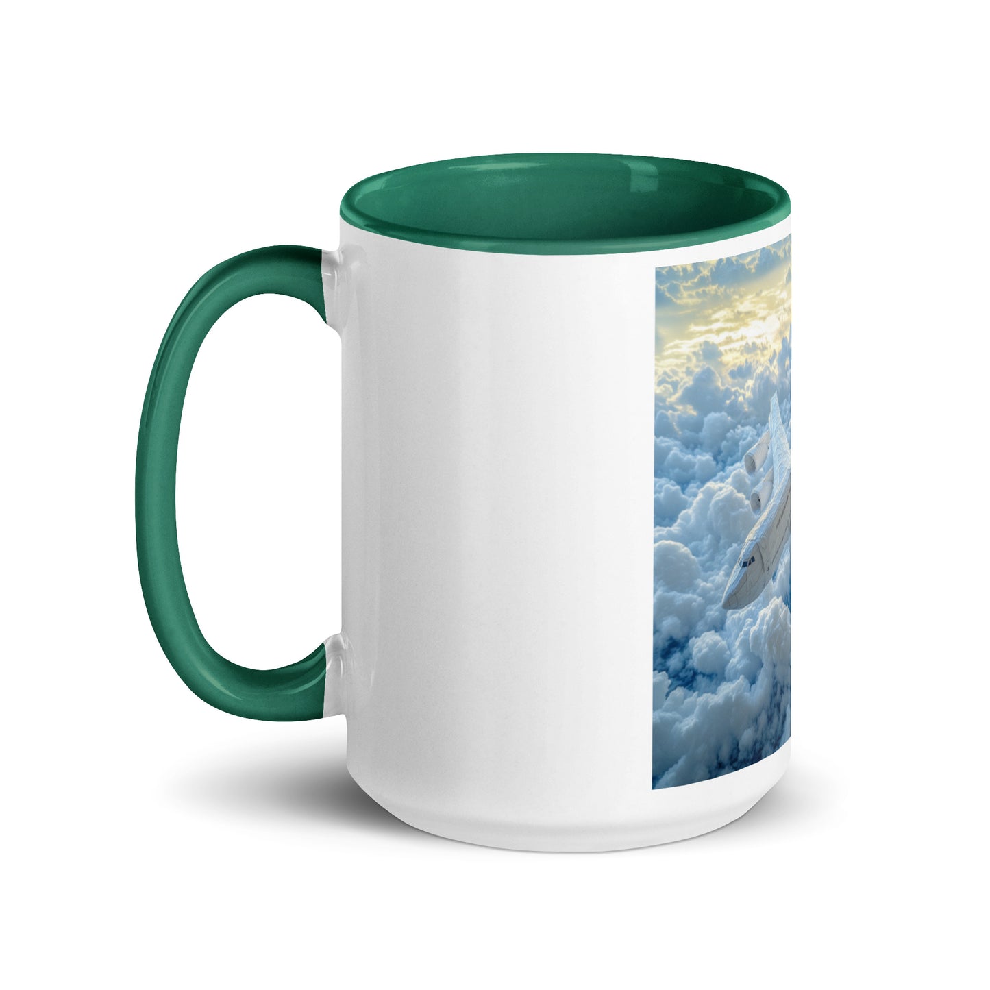 Frequent Flyer Miles Series Print #10 Mug with Color Inside