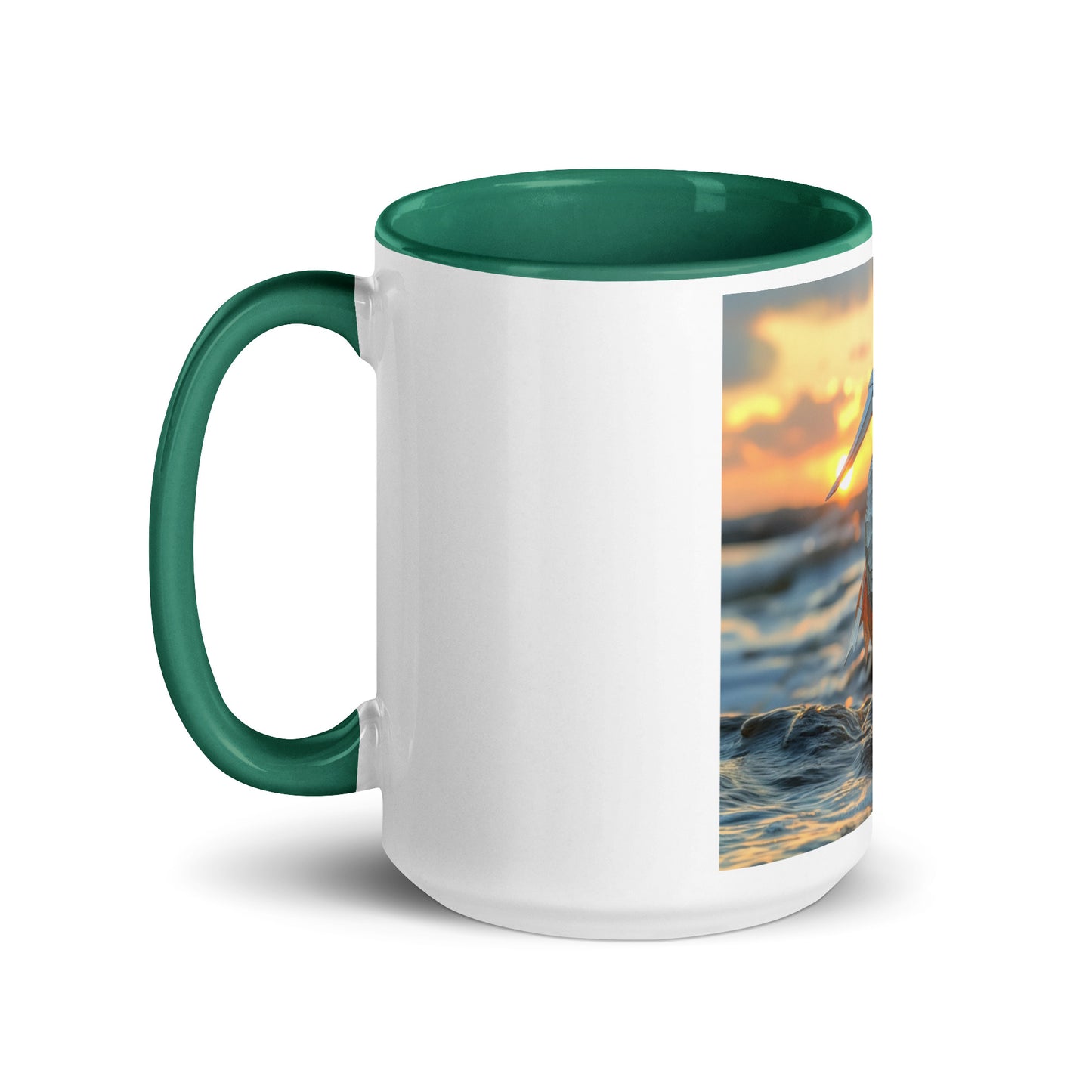 By The Seaside Series Print #1 - Mug with Color Inside