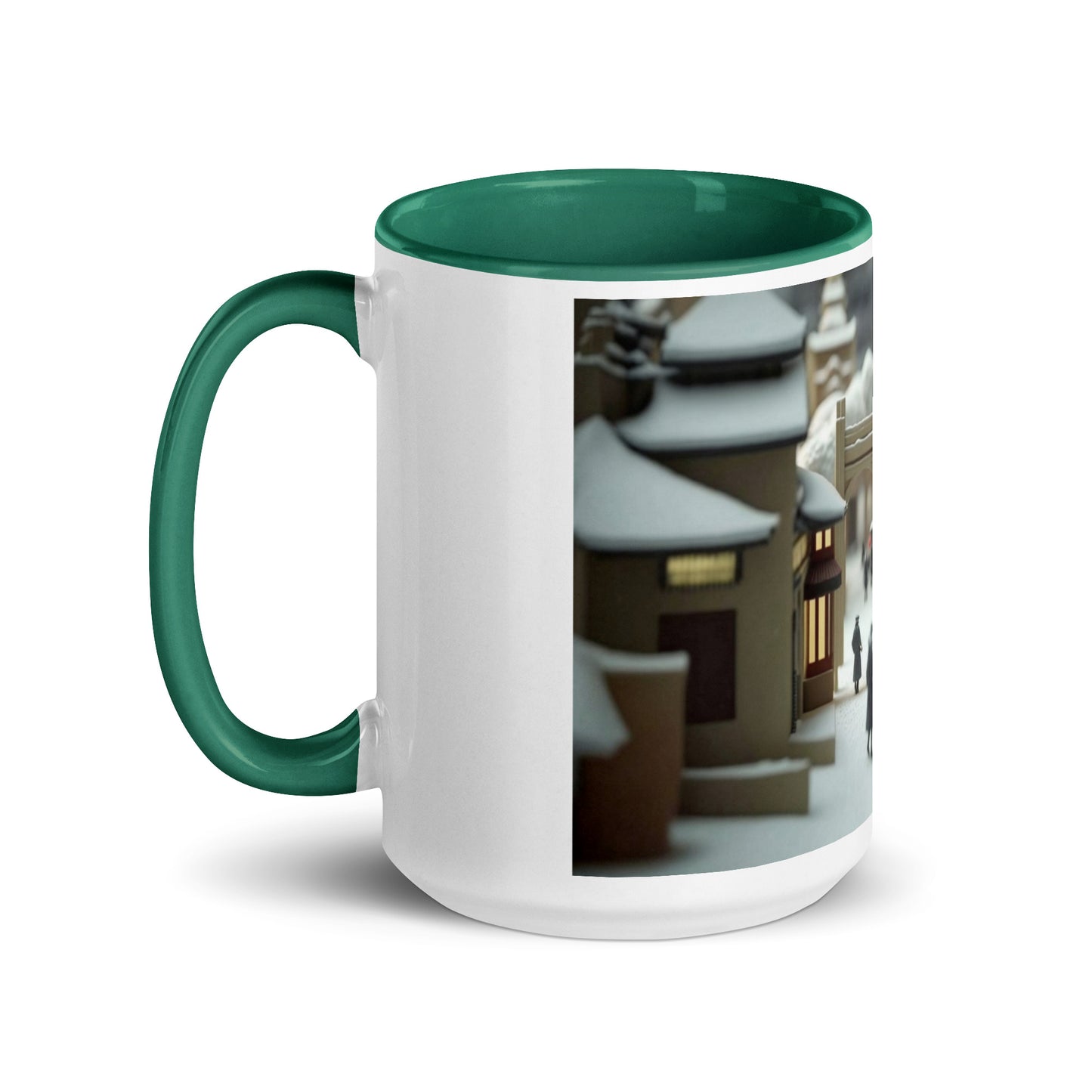 I Wish It Would Snow Series Print #9 - Mug with Color Inside