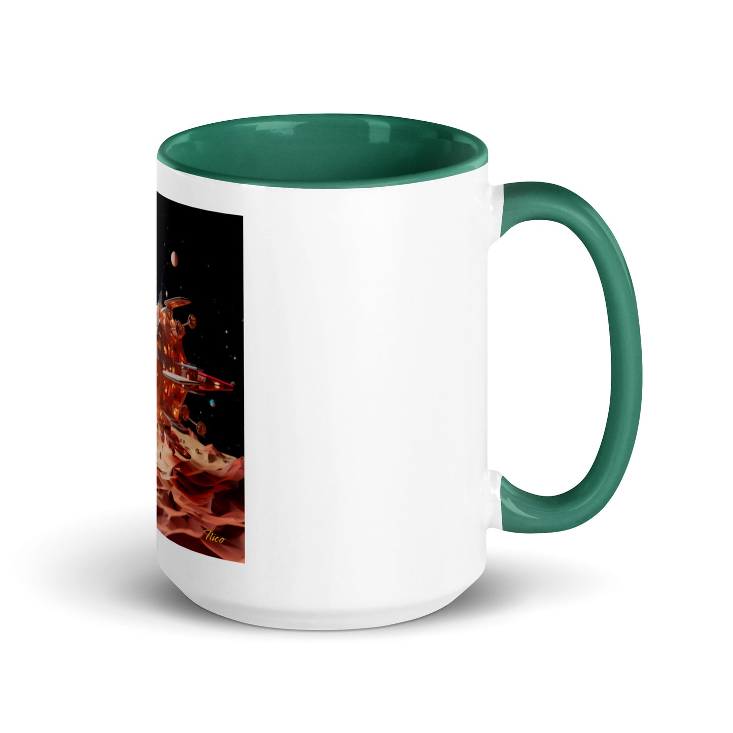 Elons' Dream Series Print #5 Mug with Color Inside