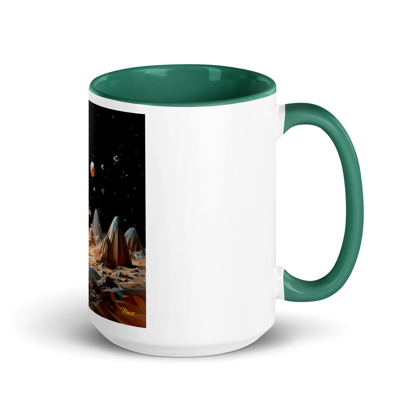 Elons' Dream Series Print #7 Mug with Color Inside