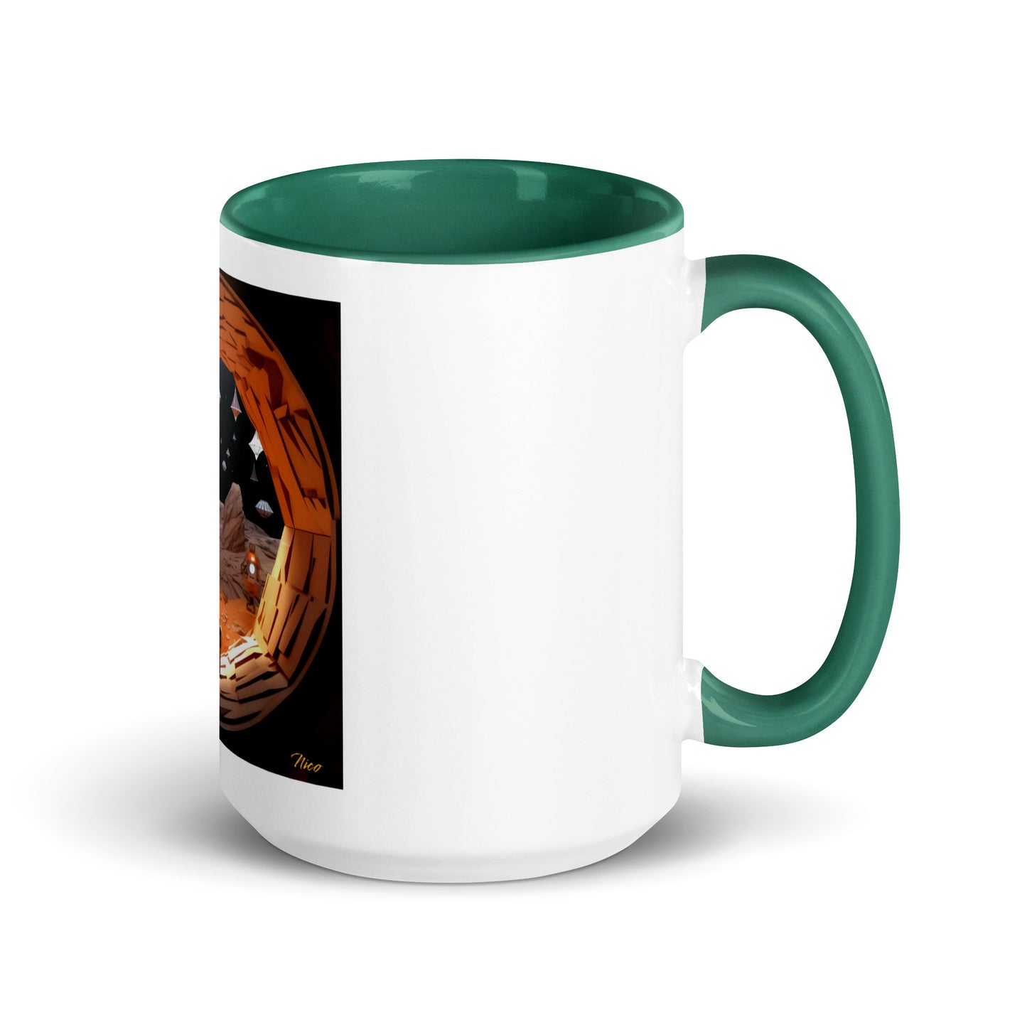 Elon's Dream Series Print #4 Mug with Color Inside