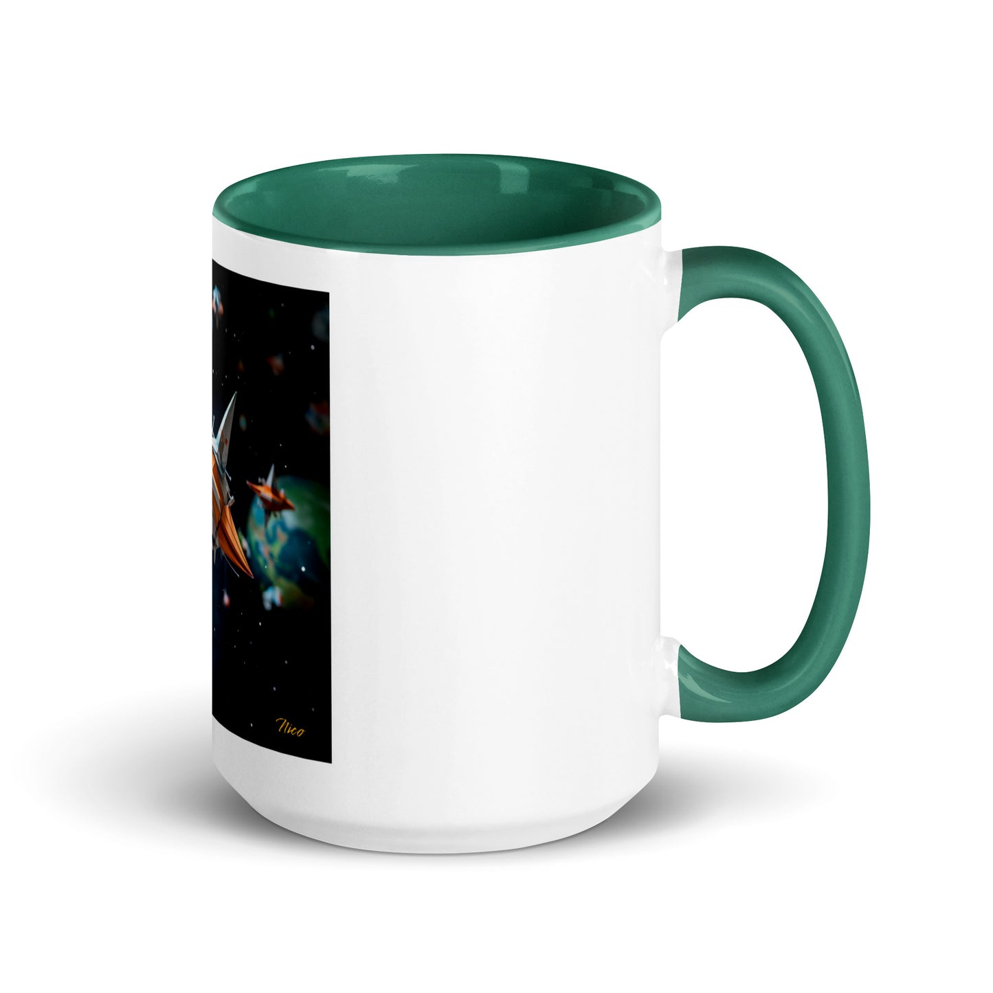 Elons' Dream Series Print #1 Mug with Color Inside