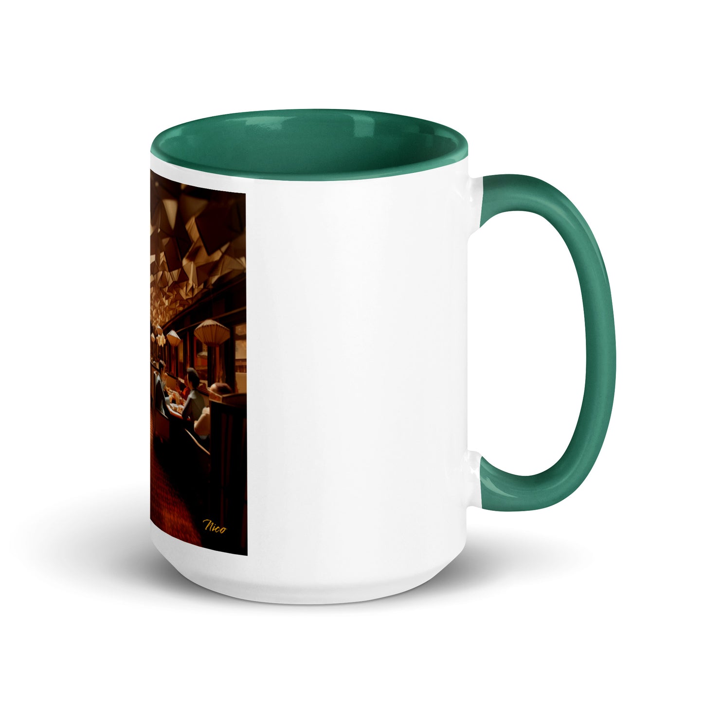 Oriient Express Series Print #2 Mug with Color Inside