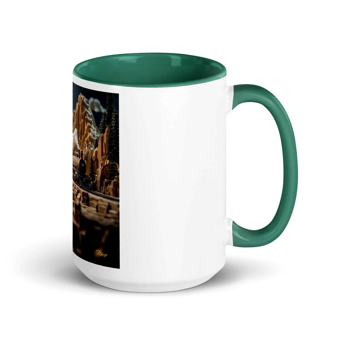 Orient Express Series Print #9 Mug with Color Inside