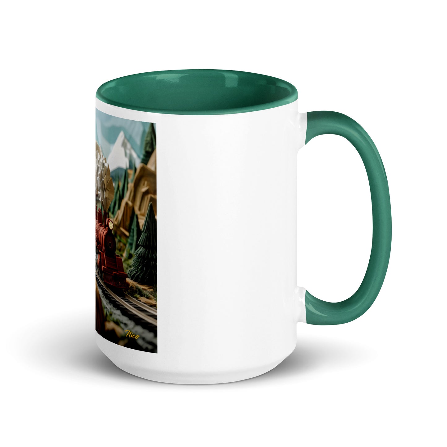 Orient Express Series Print #3 Mug with Color Inside