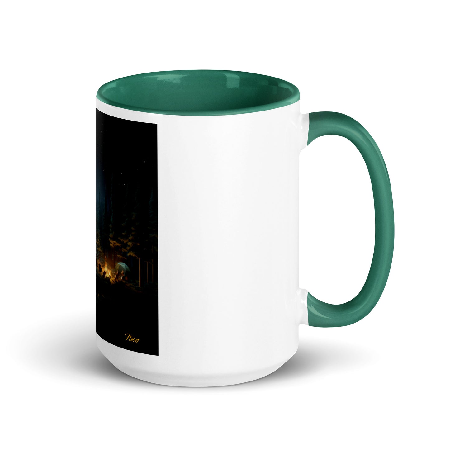 Under The Starry Skies Series Print #2 Mug with Color Inside