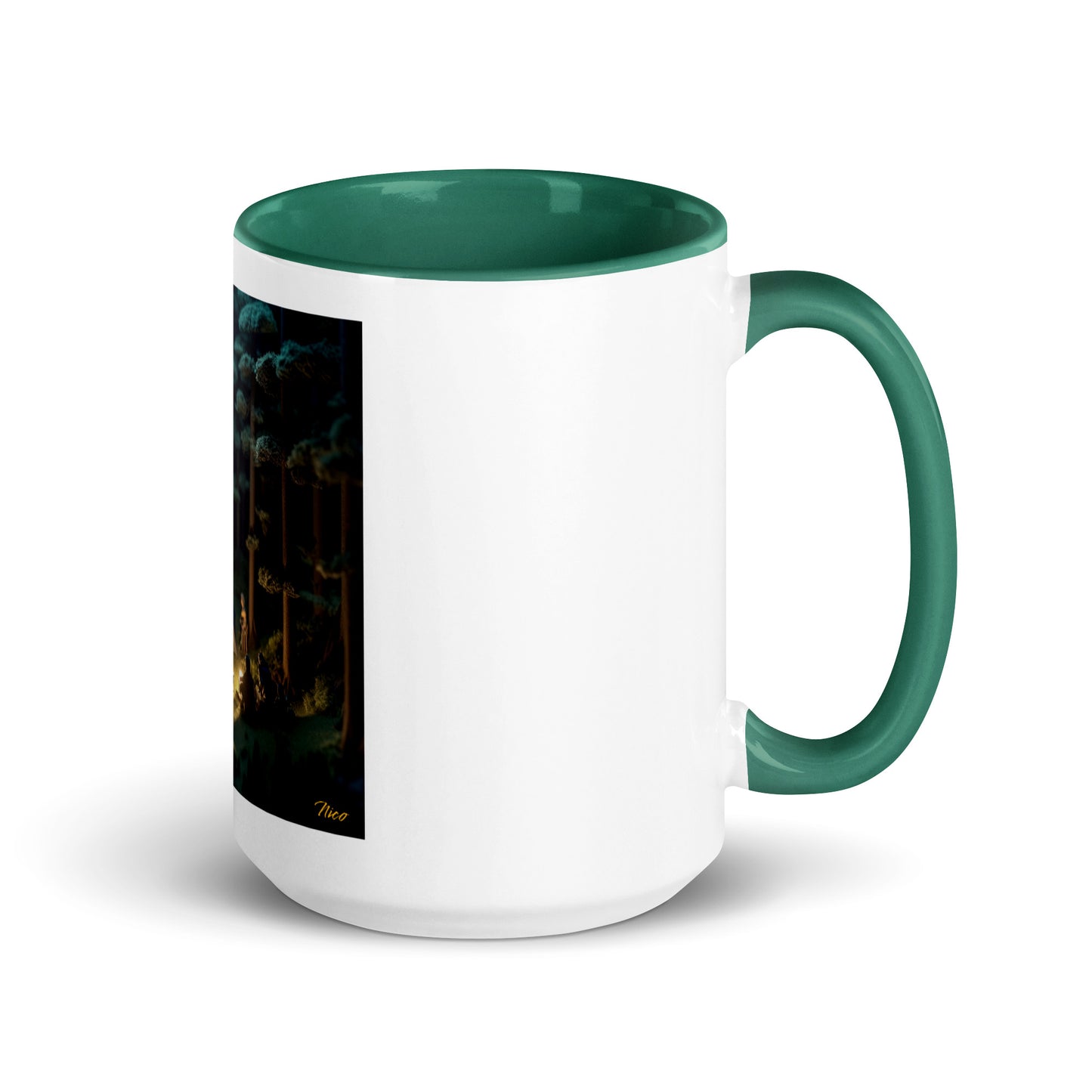 Under The Starry Skies Series Print #6 Mug with Color Inside