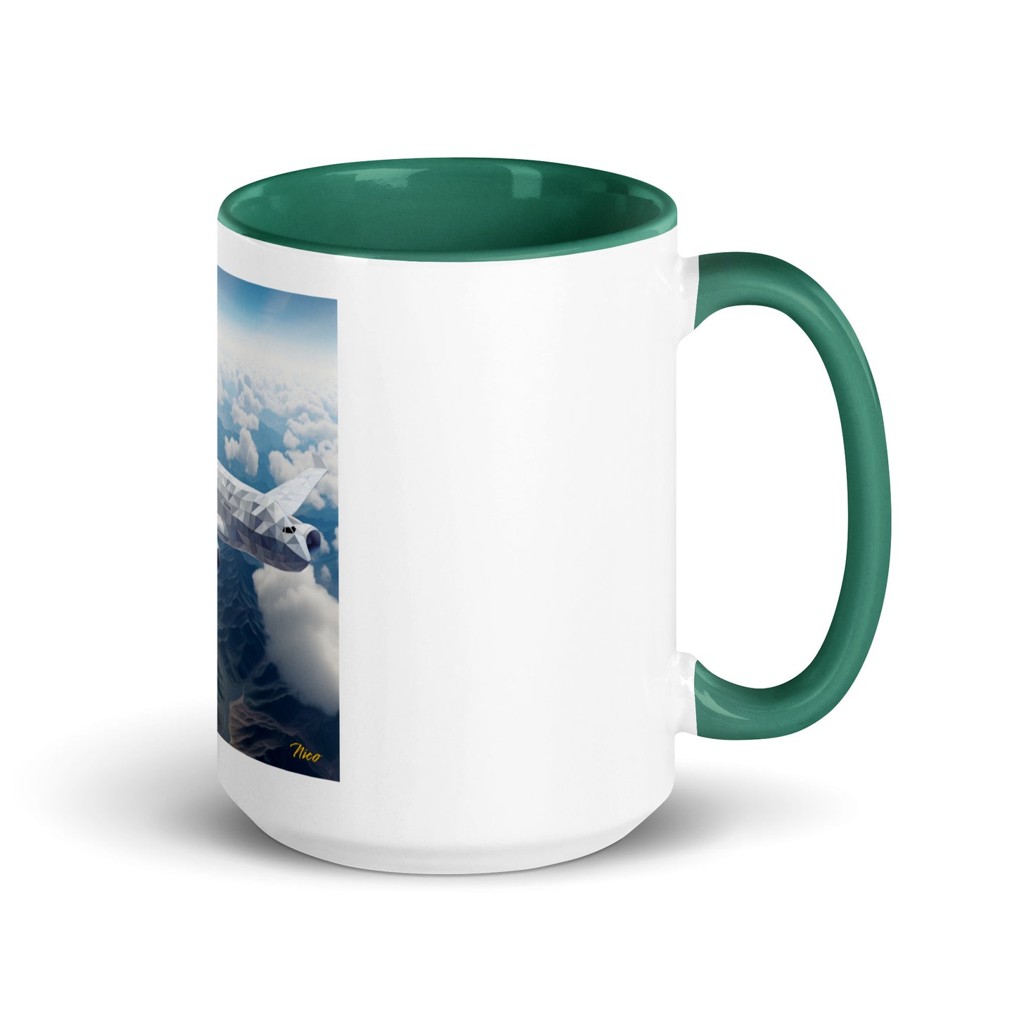 Frequent Flyer Miles Series Print #7 Mug with Color Inside