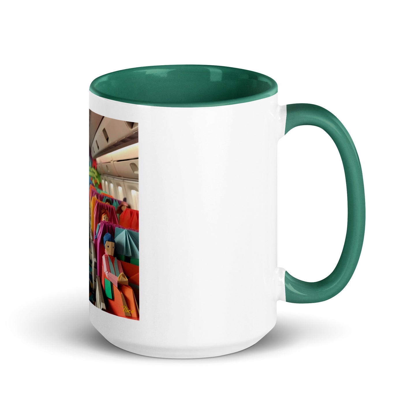 Frequent Flyer Miles Series Print #2 Mug with Color Inside