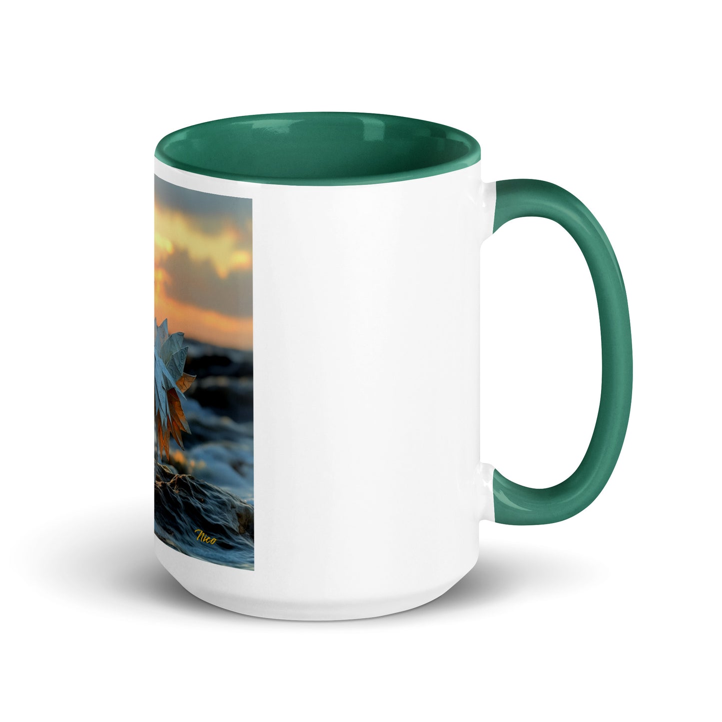 By The Seaside Series Print #1 - Mug with Color Inside