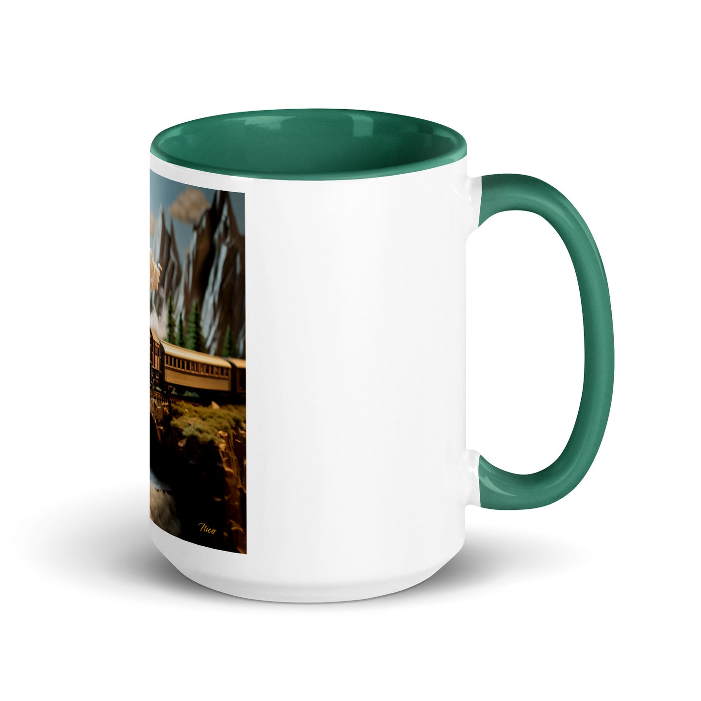 Orient Express Series Print #5 - Mug with Color Inside