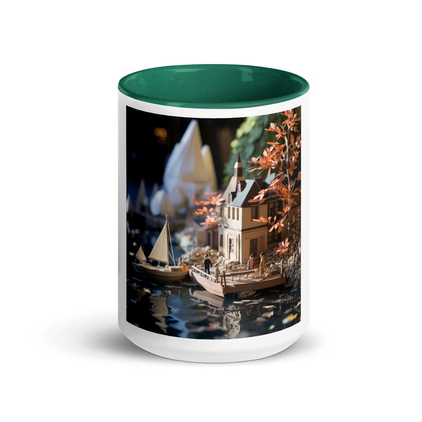 On The Docks By The Bay Series Print #9 - Mug with Color Inside