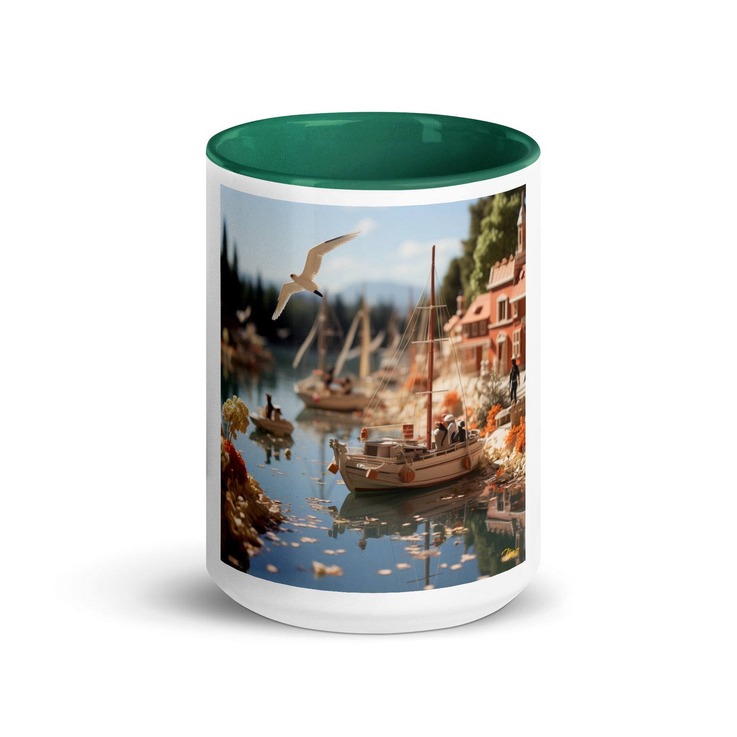 On The Docks By The Bay Series Print #6 - Mug with Color Inside