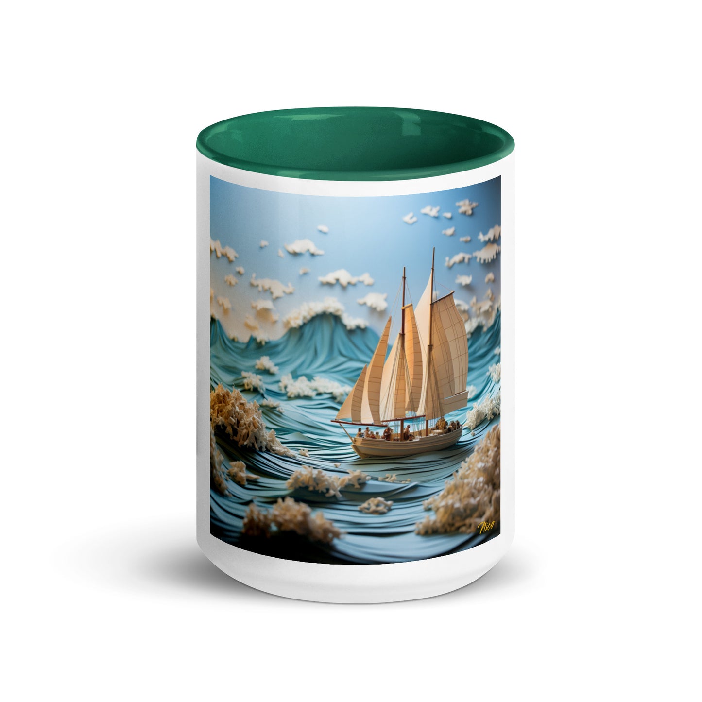 Into The Sunset Series Print #4 - Mug with Color Inside