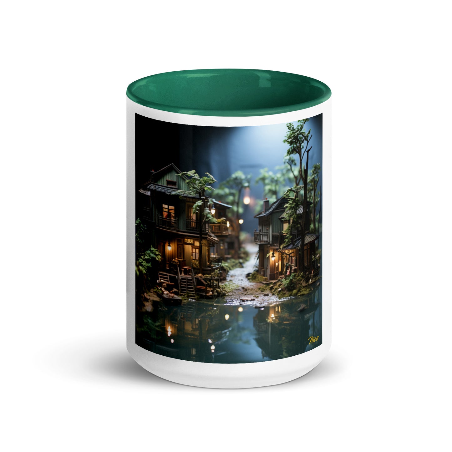 Born On A Bayou Series Print #3 - Mug with Color Inside