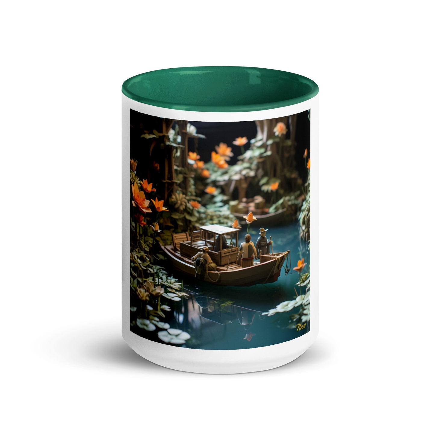 Born On A Bayou Series Print #4 - Mug with Color Inside