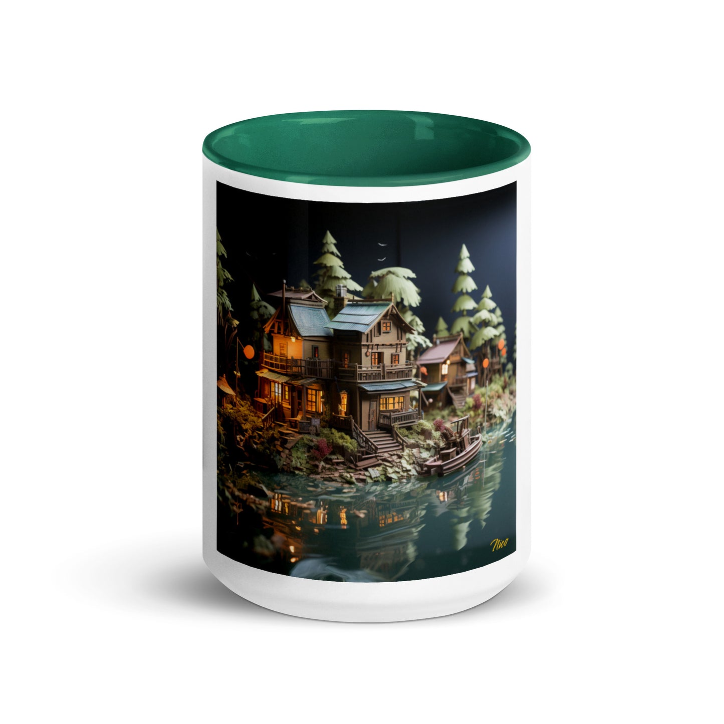 Born On A Bayou Series Print #8 - Mug with Color Inside