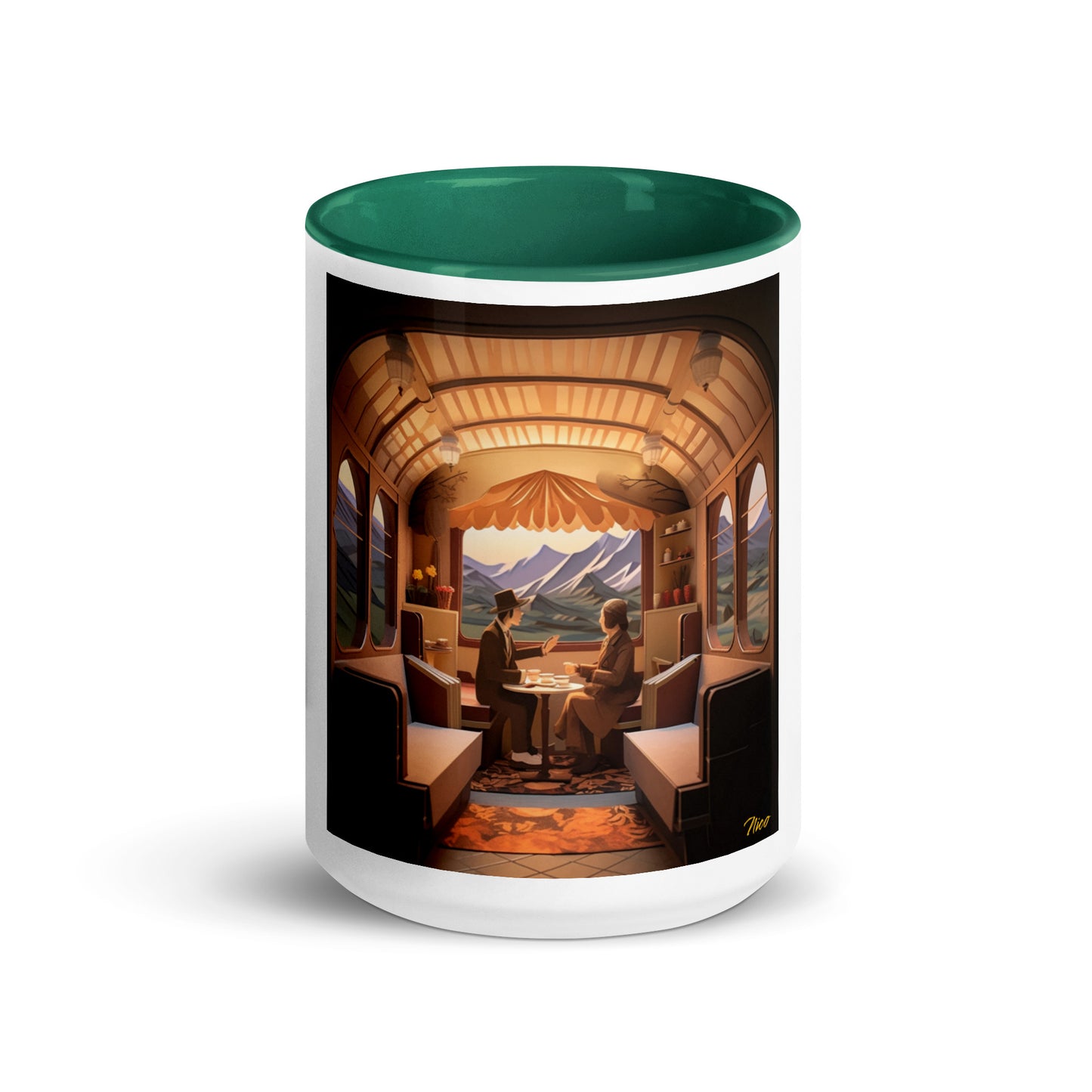 Orient Express Series Print #10 - Mug with Color Inside