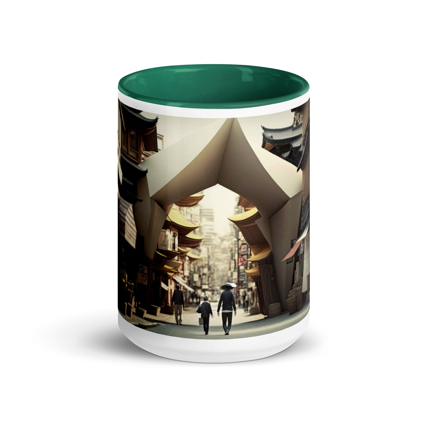 Via The Metropolis Series Print #8 - Mug with Color Inside