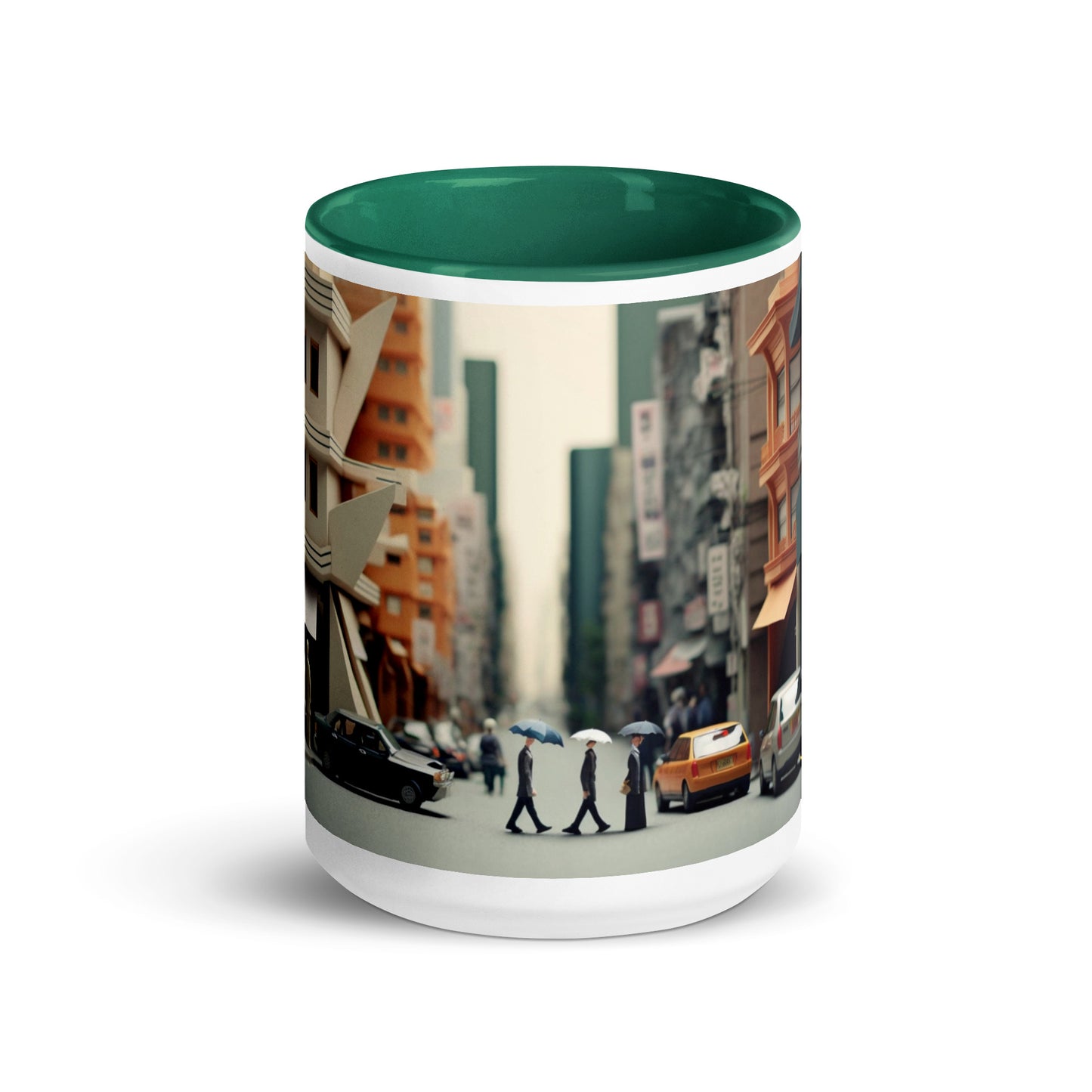 Via The Metropolis Series Print #7 - Mug with Color Inside