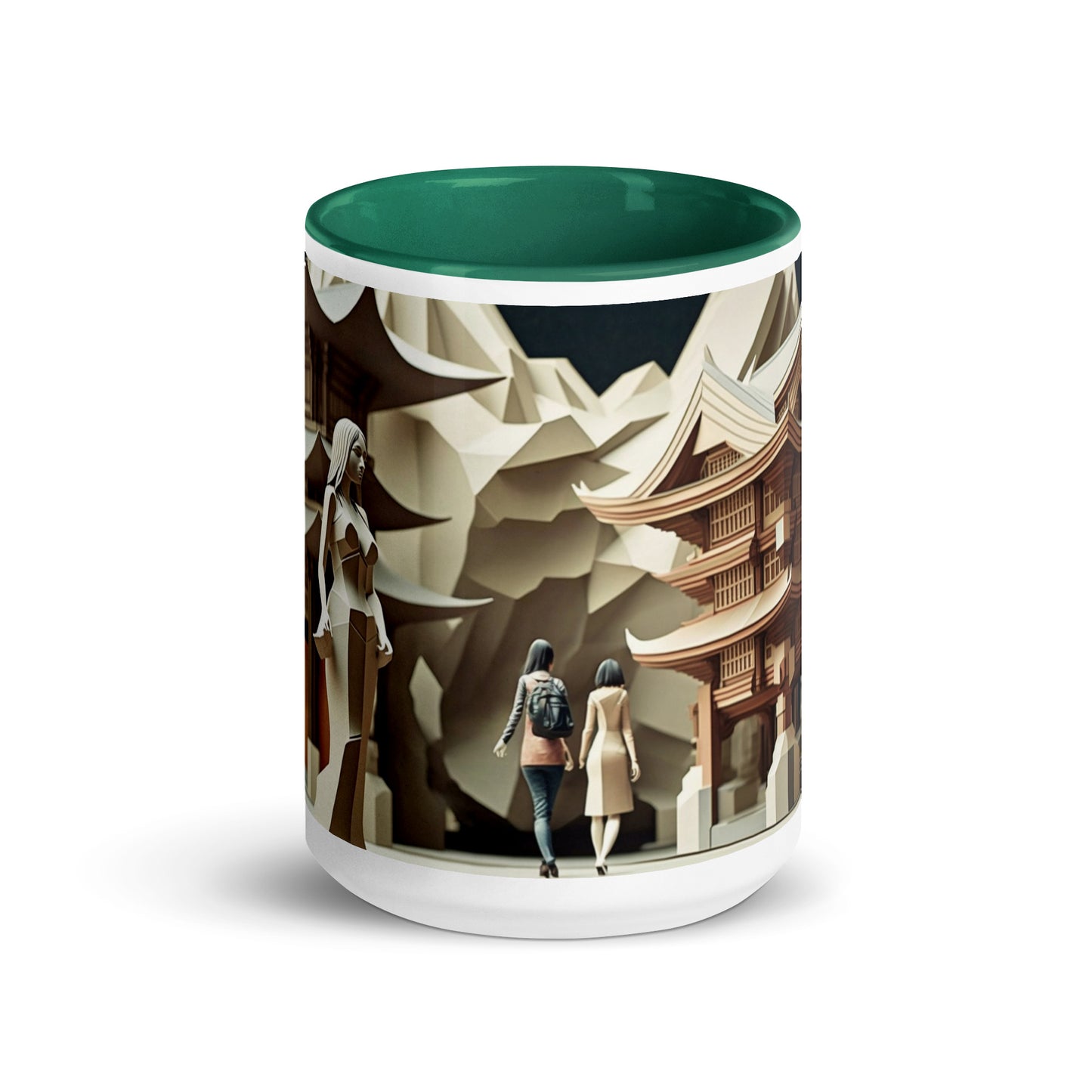 Via The Metropolis Series Print #2 - Mug with Color Inside