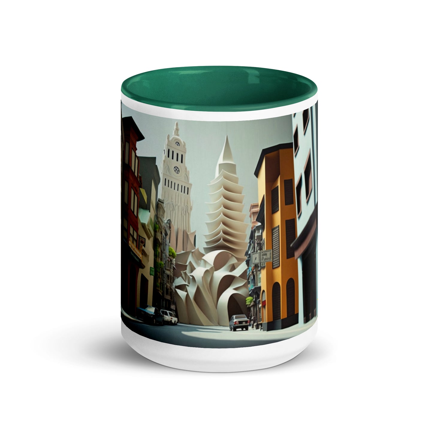 Via The Metropolis Series Print #1 - Mug with Color Inside