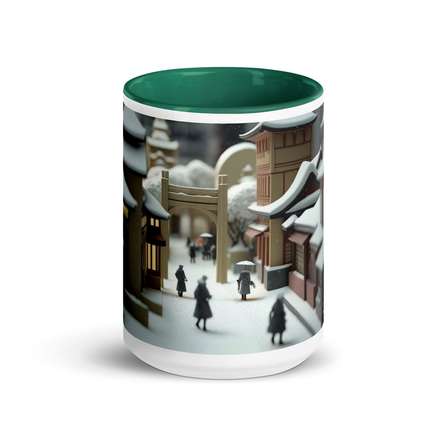 Asian Snow Series Print #9 - Mug with Color Inside