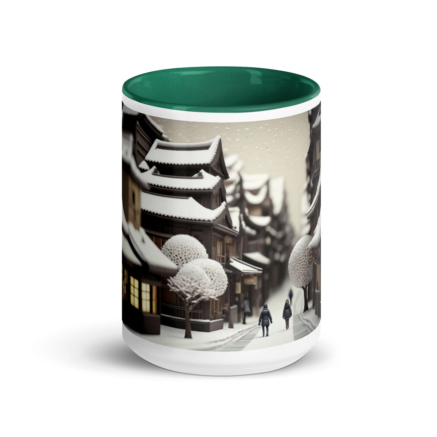 Asian Snow Series Print #7 - Mug with Color Inside