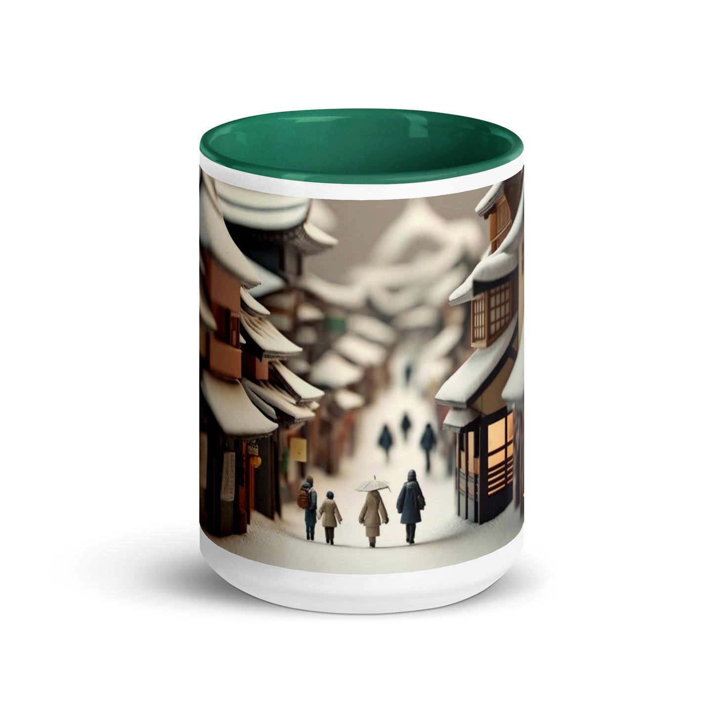 Asian Snow Series Print #6 - Mug with Color Inside