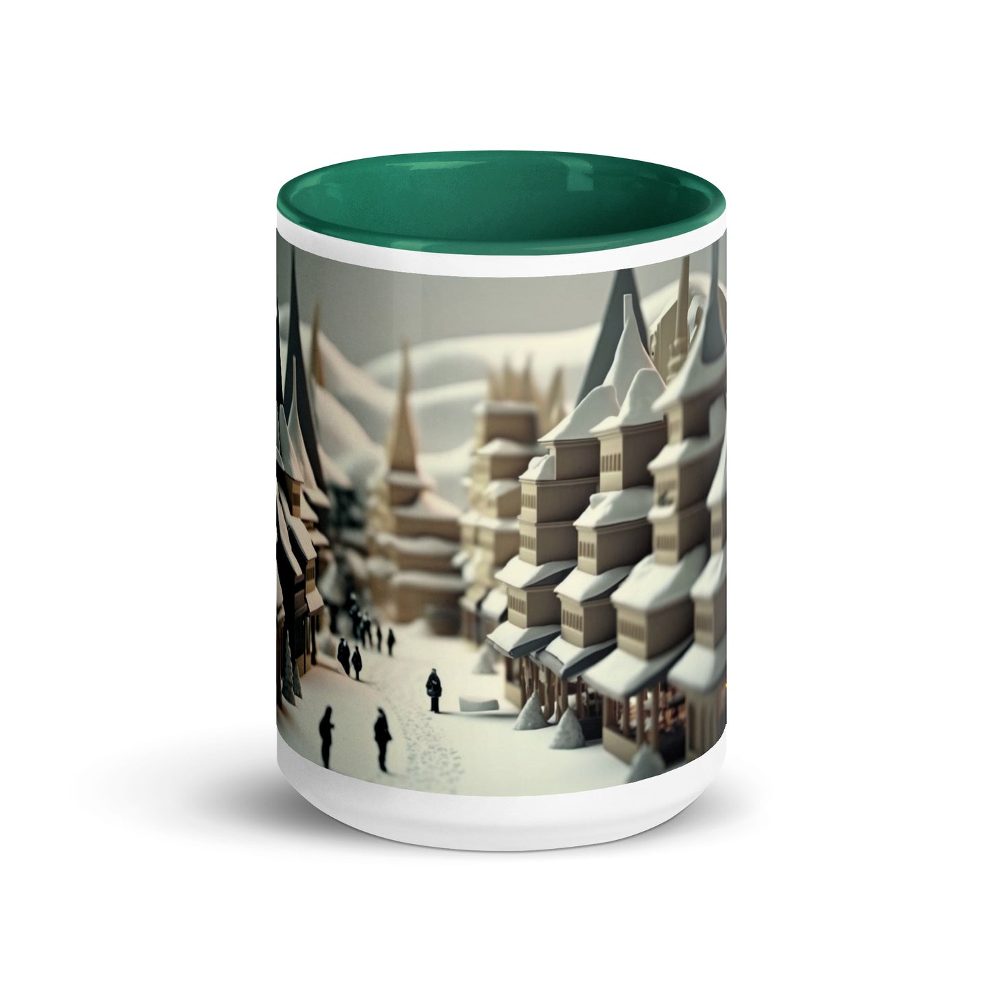 Asian Snow Series Print #1 - Mug with Color Inside