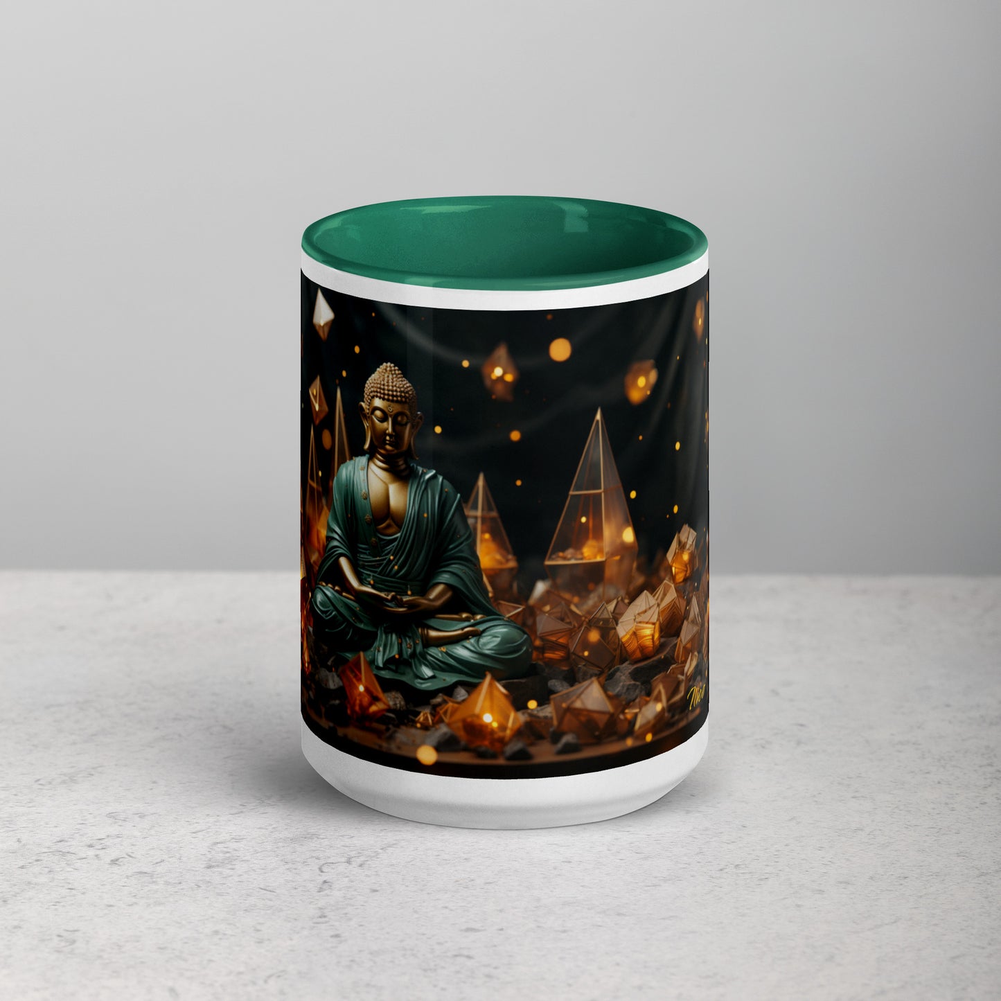 Ascending Buddha Series Print #4 - Mug with Color Inside