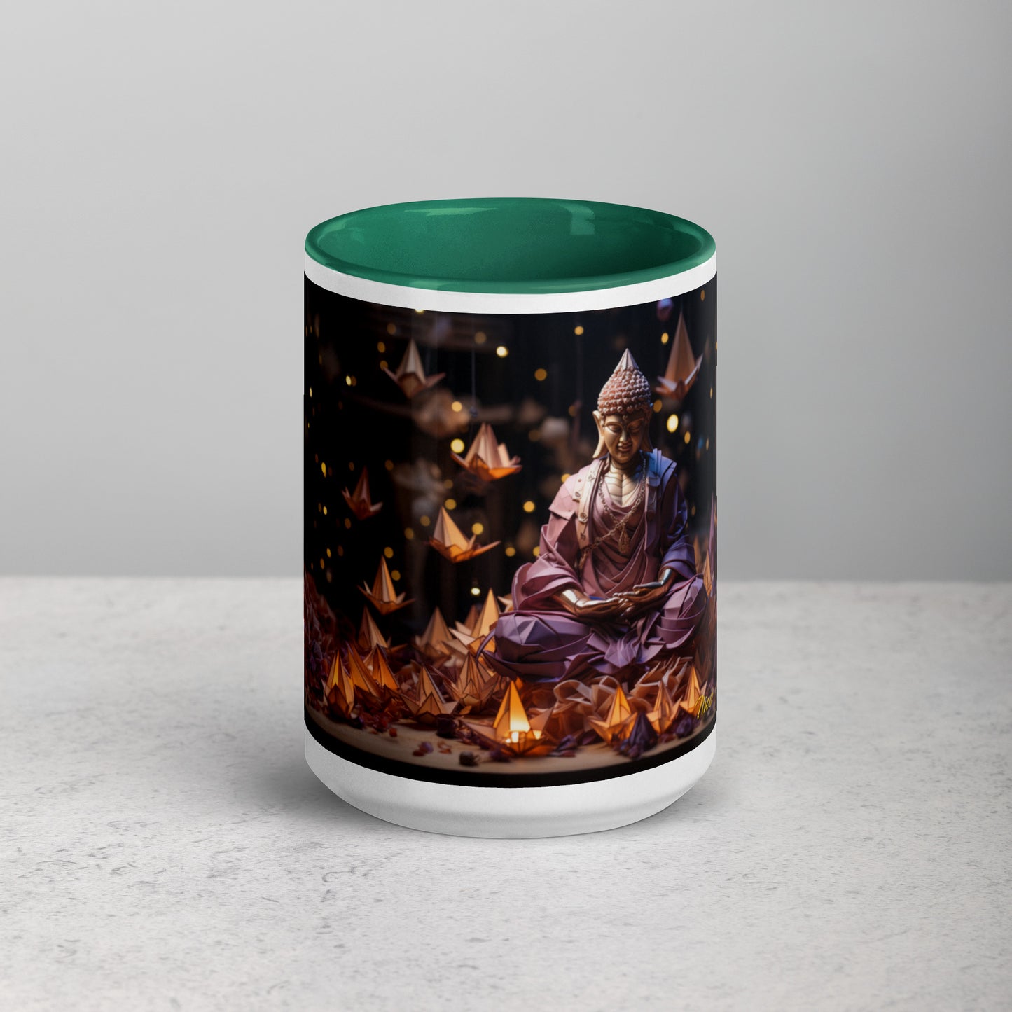 Ascending Buddha Series Print #6 - Mug with Color Inside